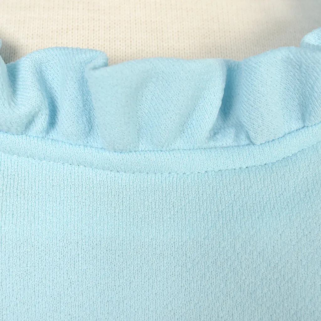 1960s Baby Blue Vintage Maxi Dress