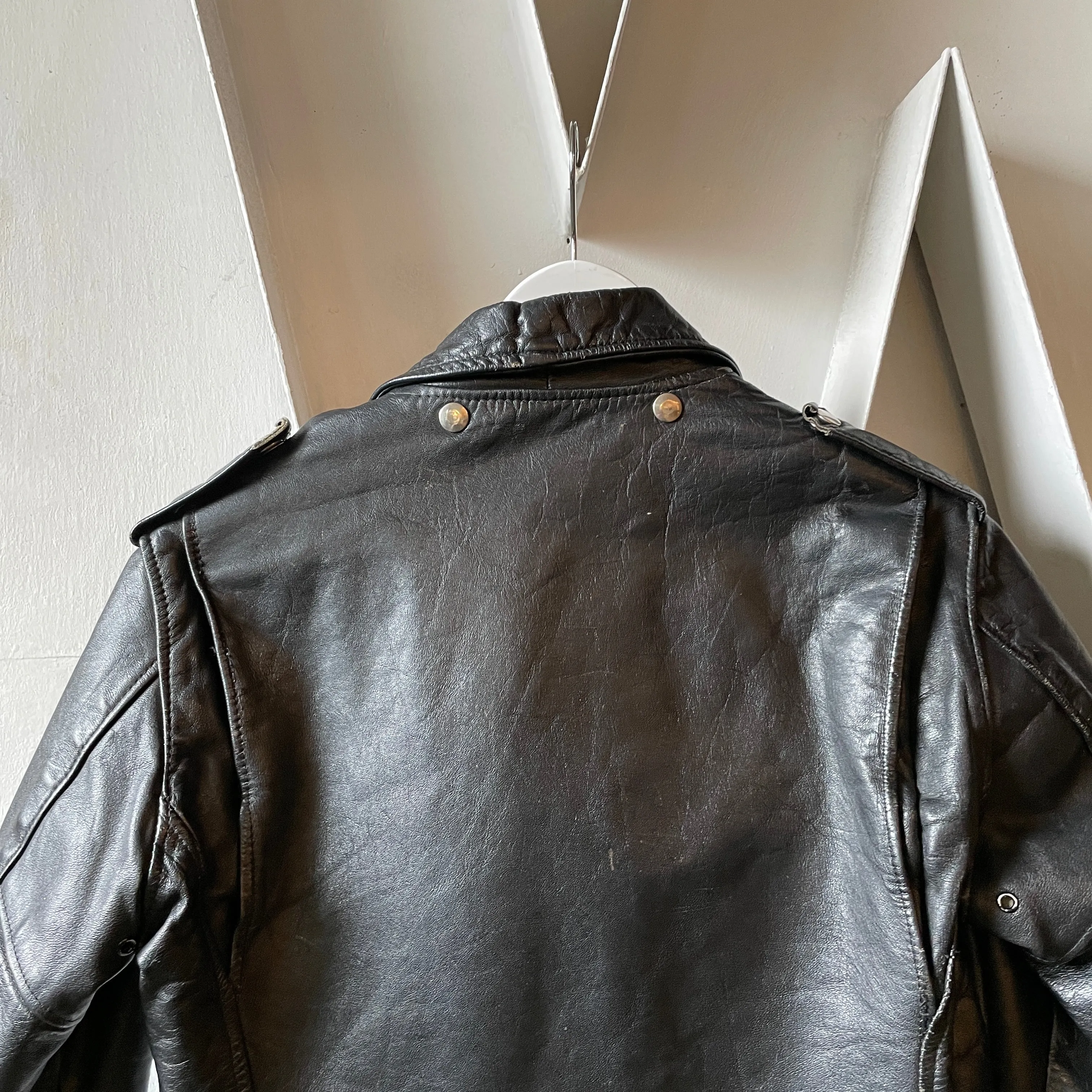 70’s Harley Davidson Leather Biker Jacket - XS