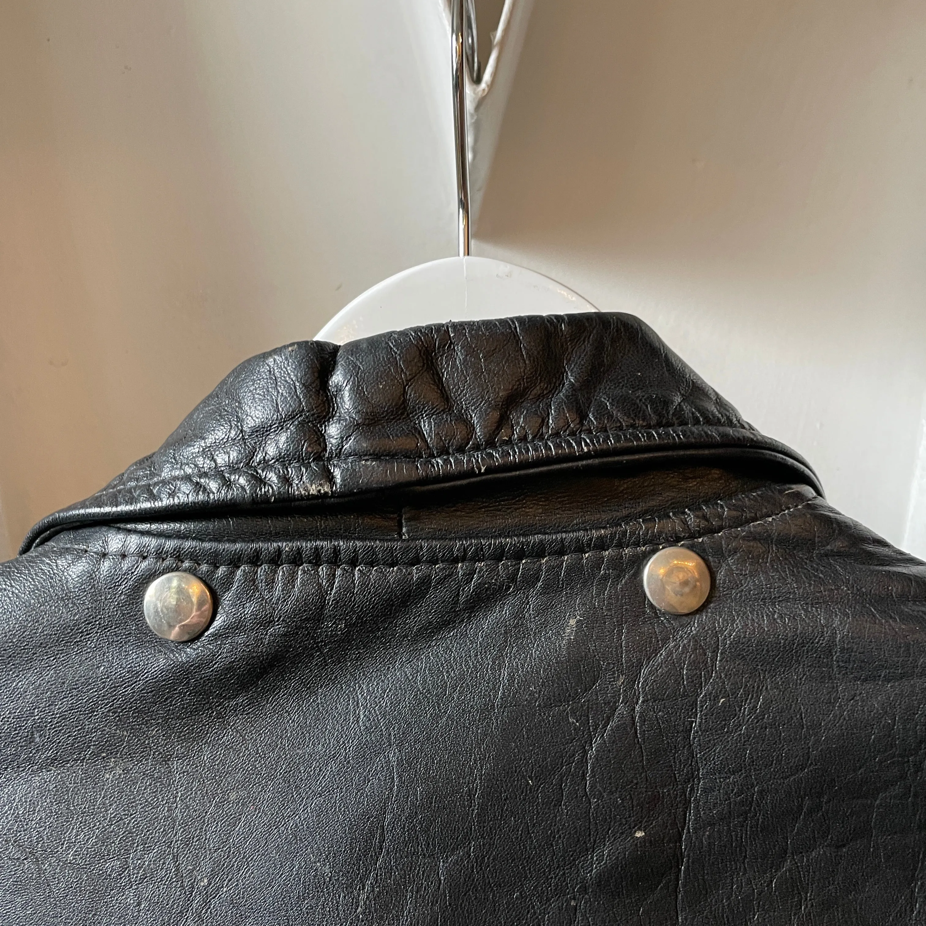 70’s Harley Davidson Leather Biker Jacket - XS