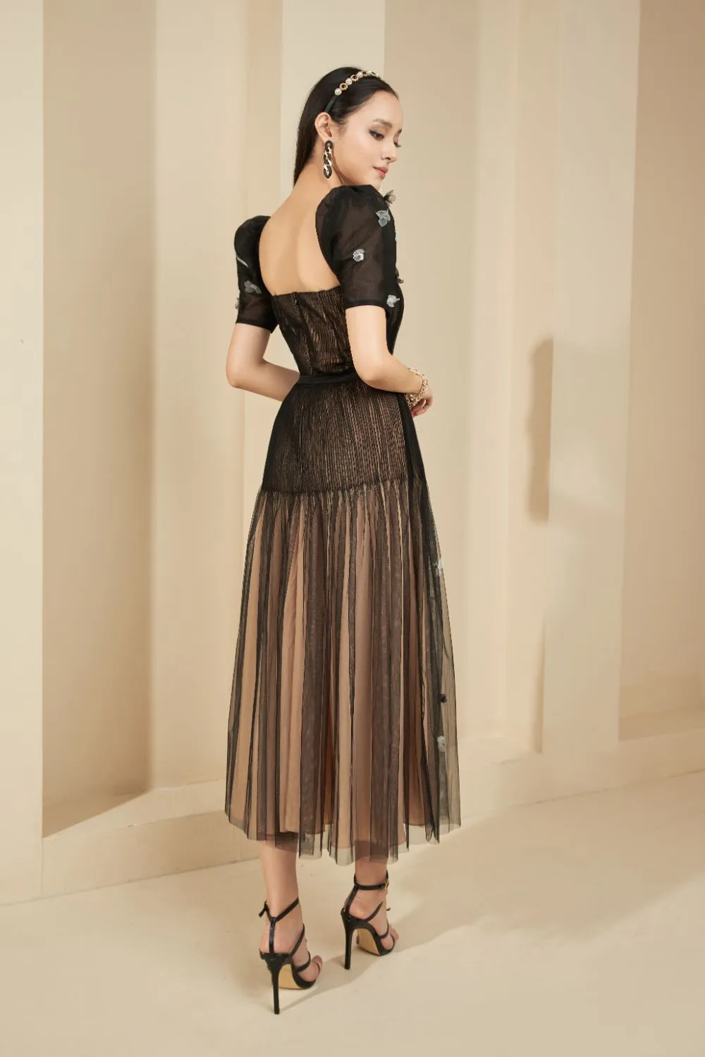Aniston Square Neck Dress