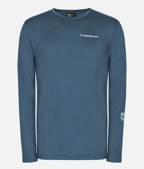 Black Crows Men's Merino Blend Long Sleeve Tee