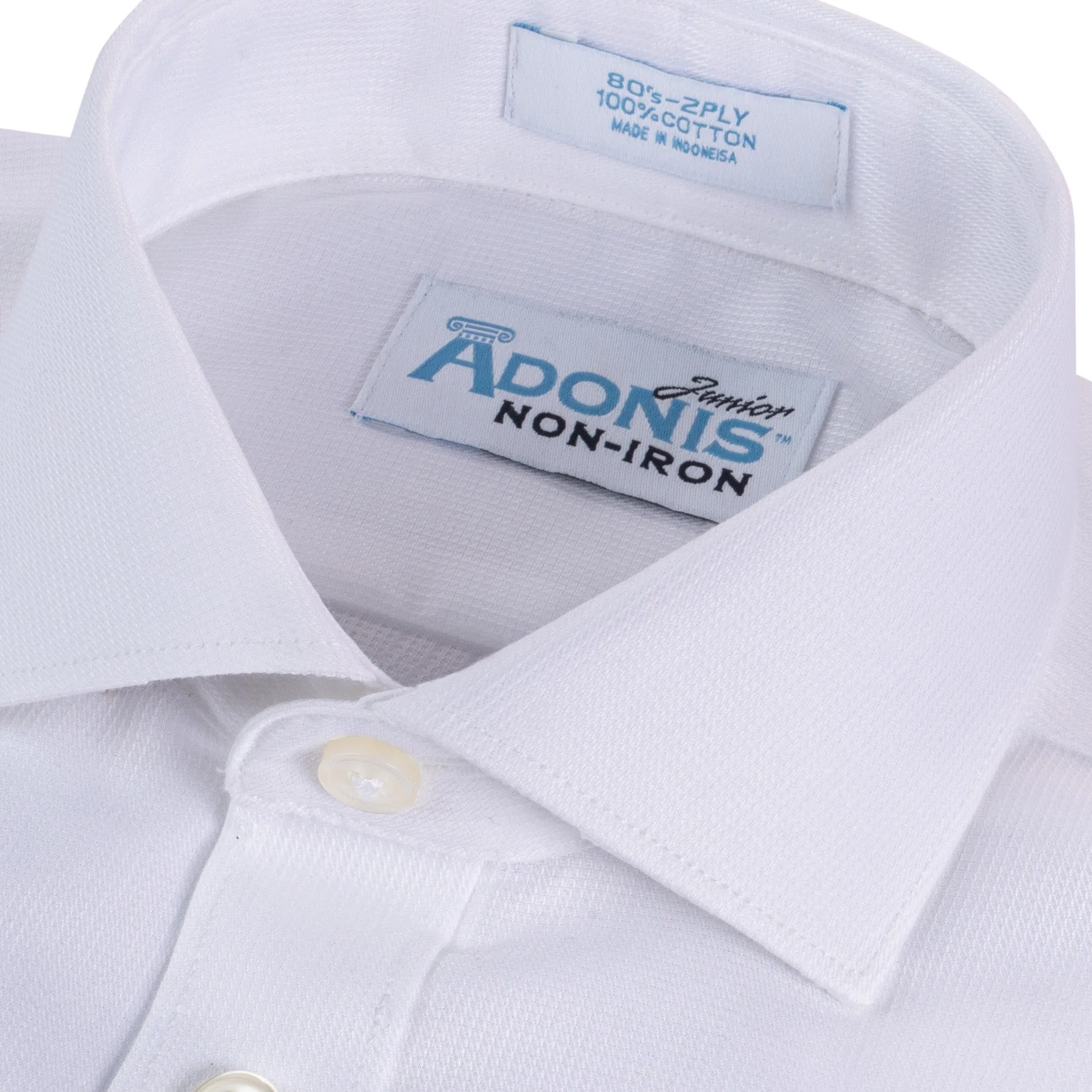 Boys Classic Fit Non Iron Cotton "Fresh Pattern" Dress Shirt