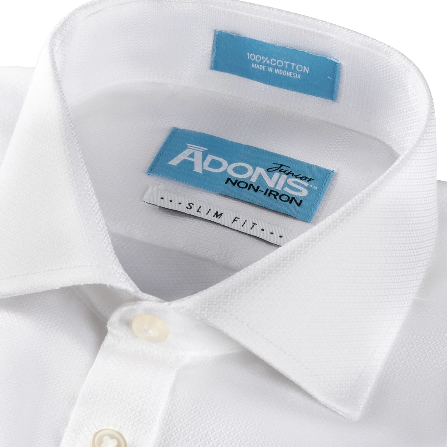 Boys Slim Fit Non Iron Cotton "Dazzle Pattern" French Cuff Dress Shirt