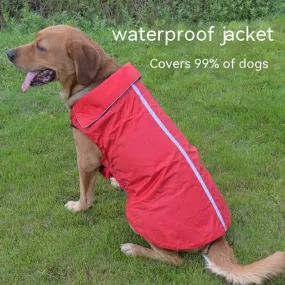 Dog Clothes Outdoor Shell Jacket Waterproof Raincoat