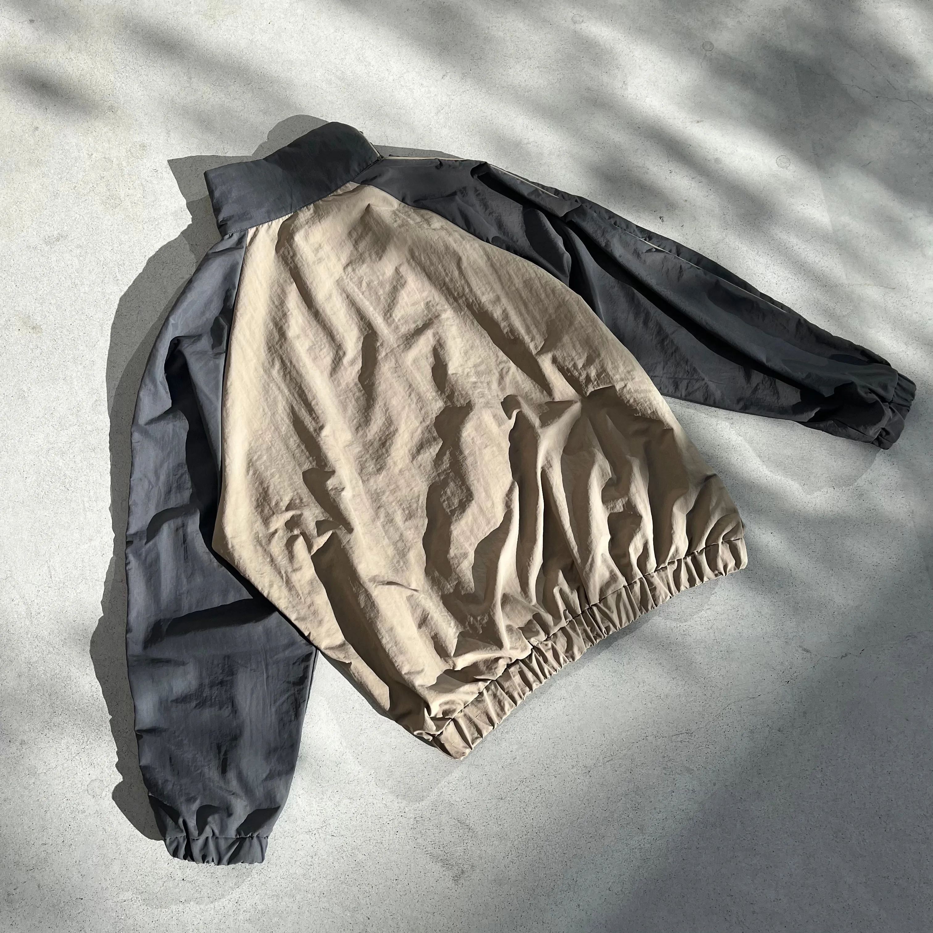 "N" Logo Tech Nylon Track Jacket