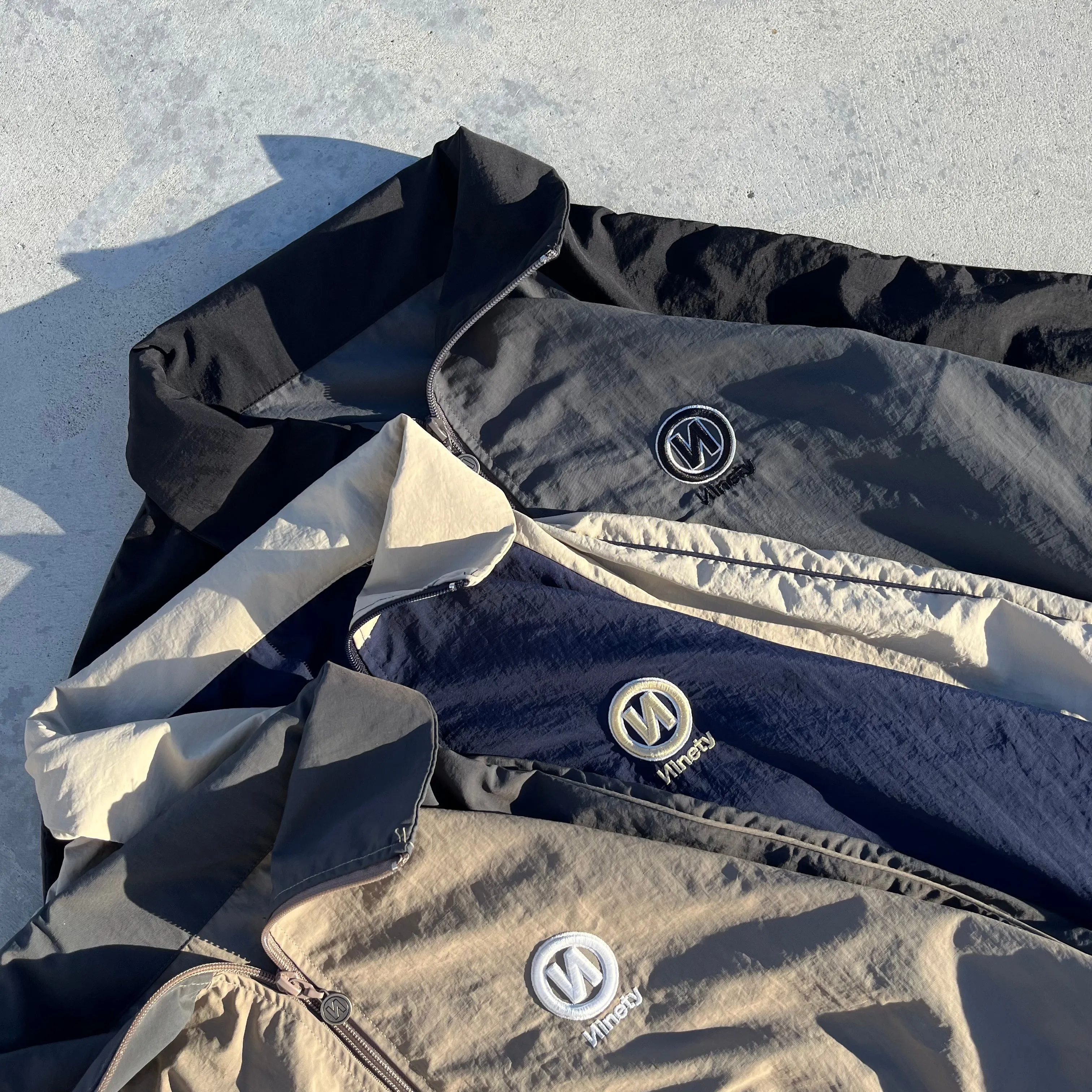 "N" Logo Tech Nylon Track Jacket