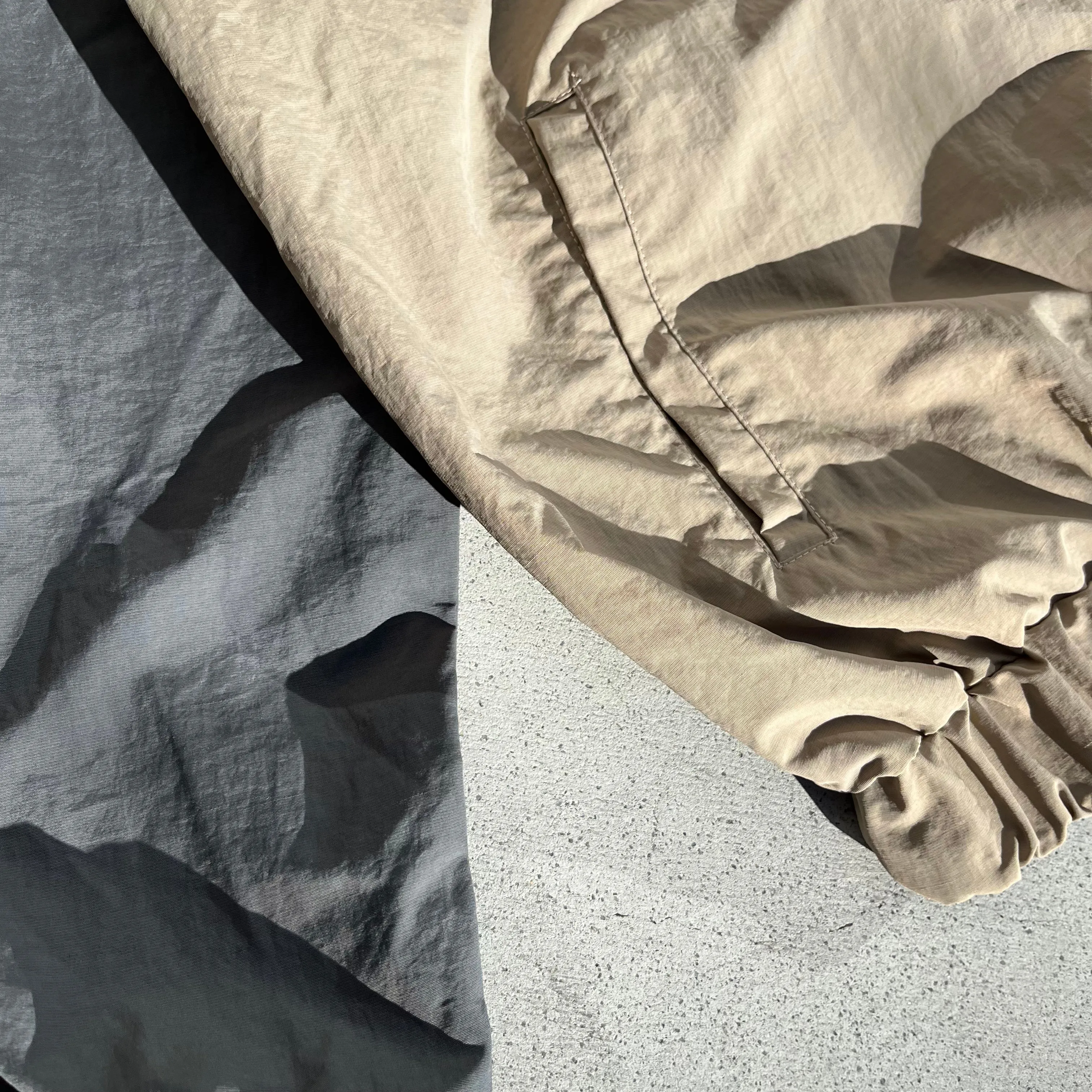 "N" Logo Tech Nylon Track Jacket