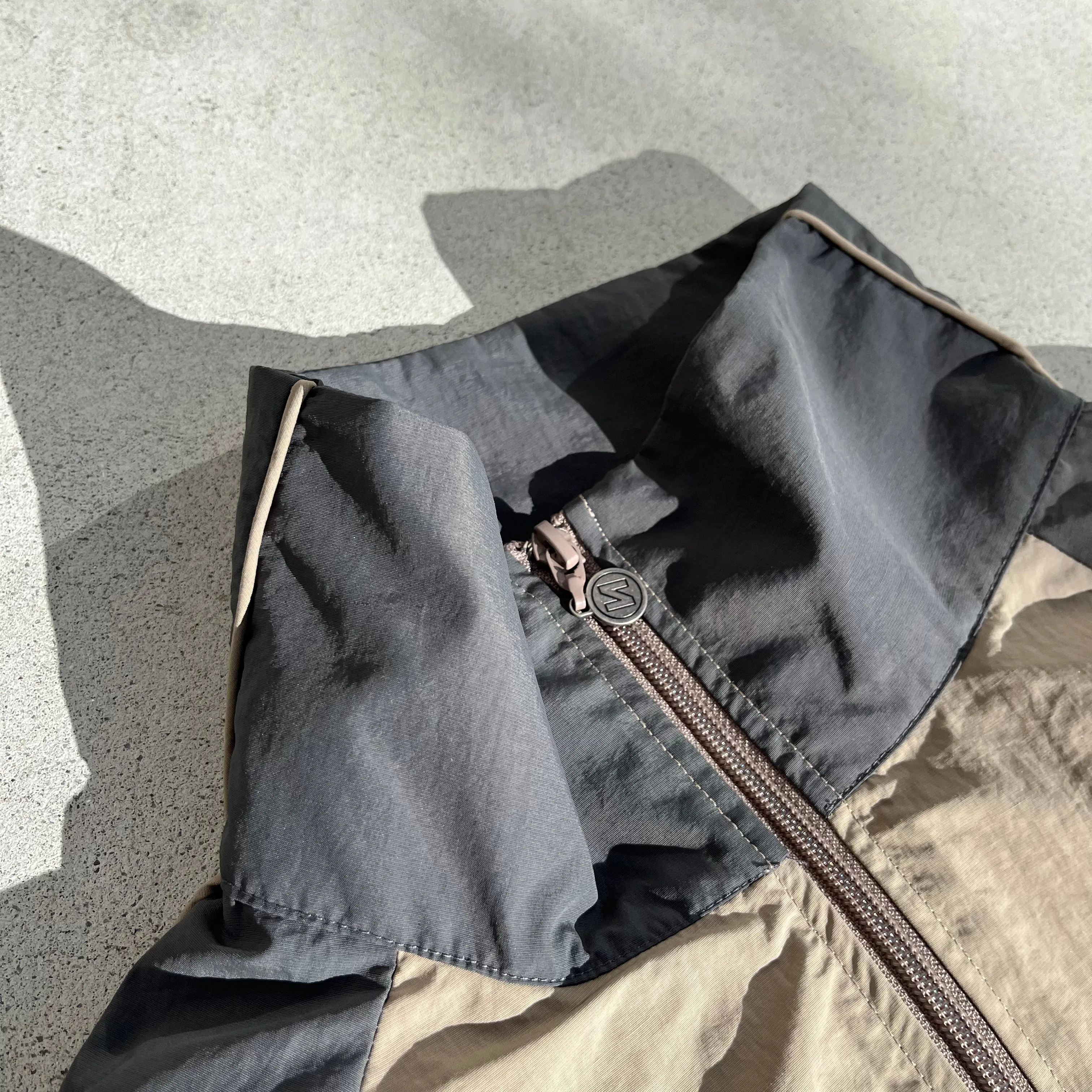 "N" Logo Tech Nylon Track Jacket