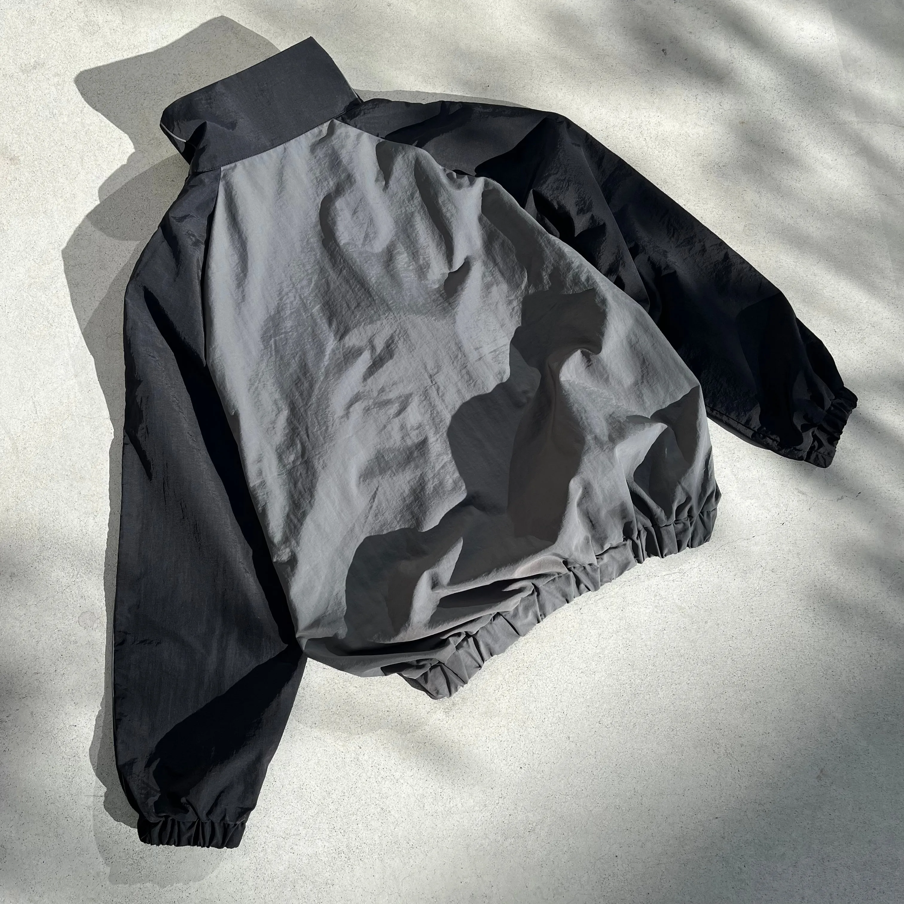 "N" Logo Tech Nylon Track Jacket