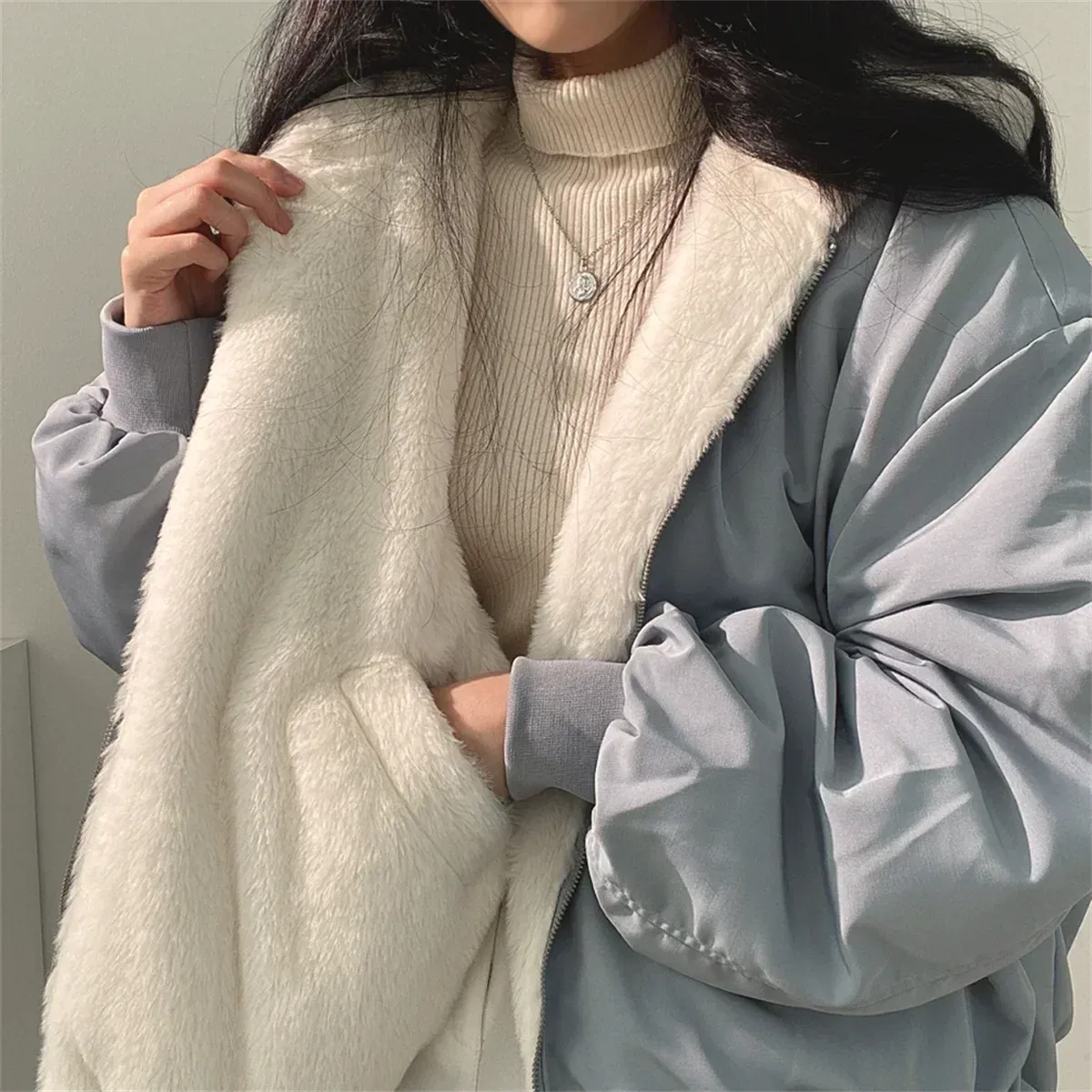 Two-way Hooded Jacket