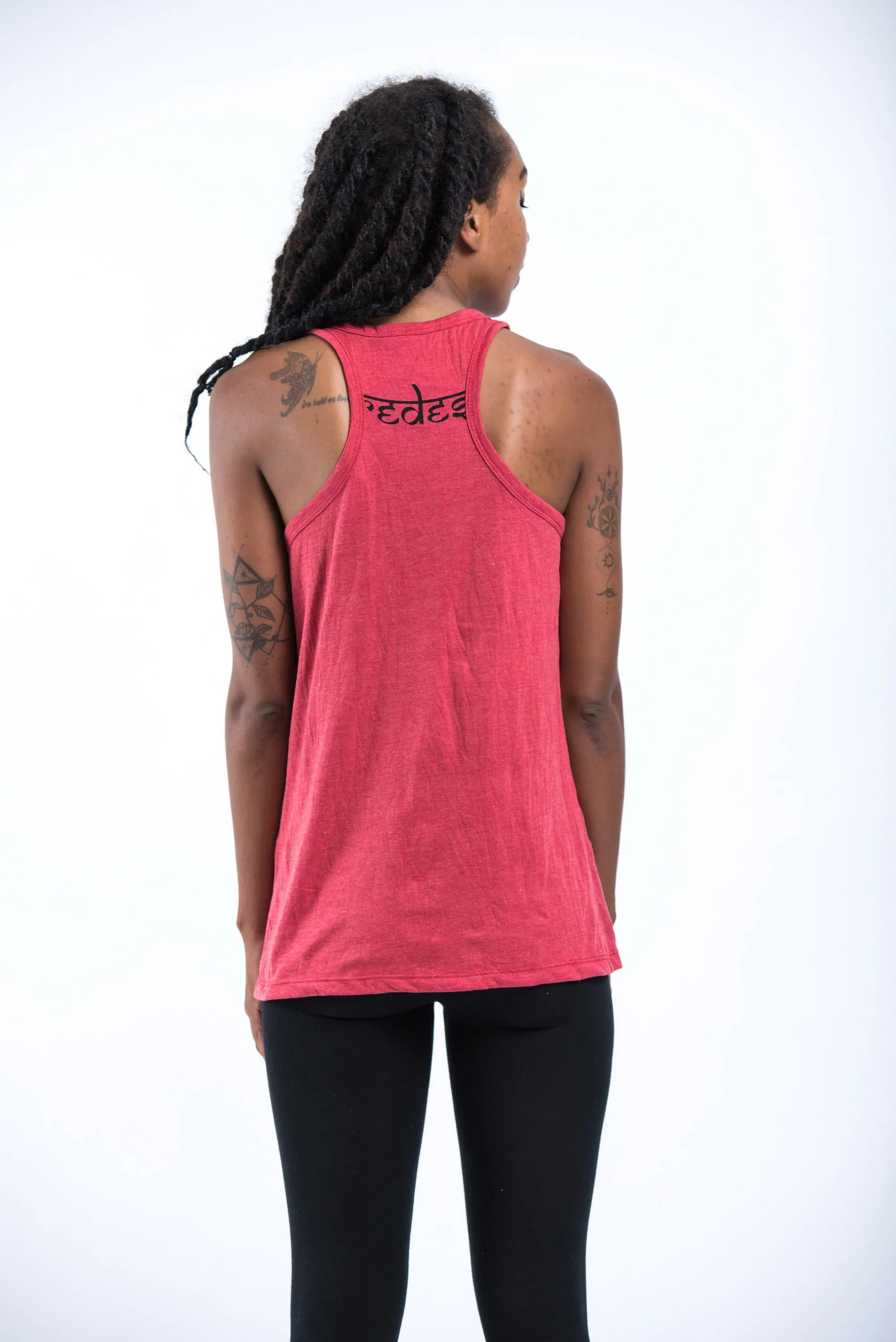 Womens Dreamcatcher Tank Top in Red